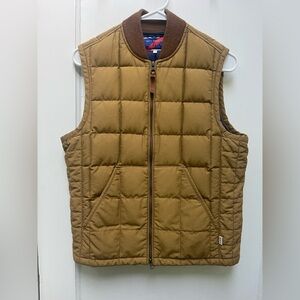 Best Made Co Goose Down Puffer Vest Extra Small Mustard Yellow